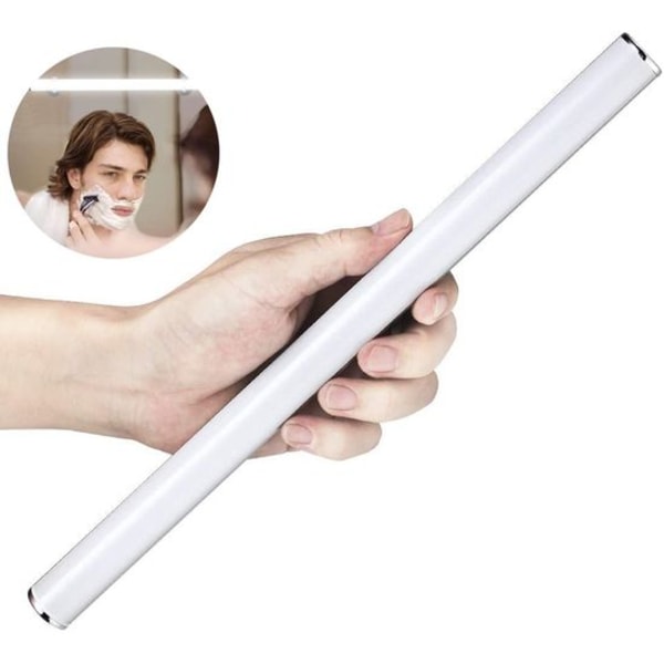 Bärbar LED-spegellampa kosmetisk belysning touch control uppladdningsbar