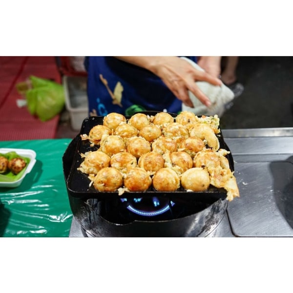 16 hål Takoyaki grillpanna platta non-stick matlagning bakform verktyg