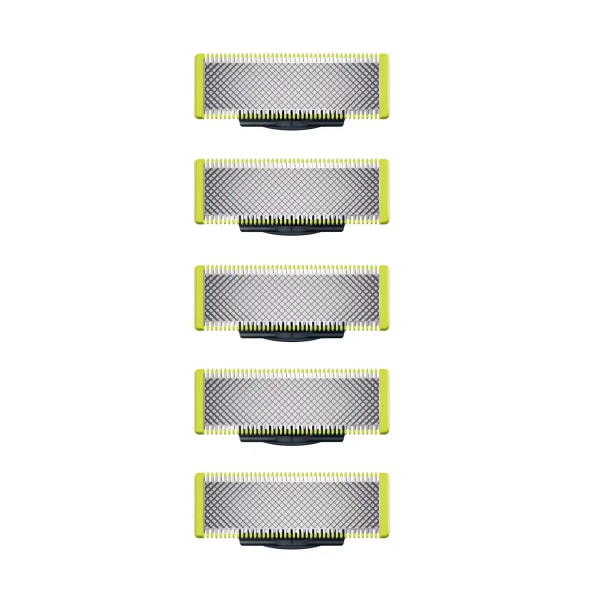 6-bladskompatibelt Philips Oneblade skäggrakhuvud Qp210 Qp220 Qp230 Qp2520 Qp2530 Qp2527 Qp2533 Qp2630 Qp6520 (2024) 2 delar 2 pieces