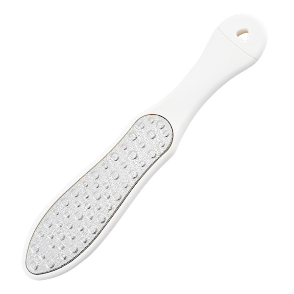 Rustfrit dobbeltsidet fodfil white