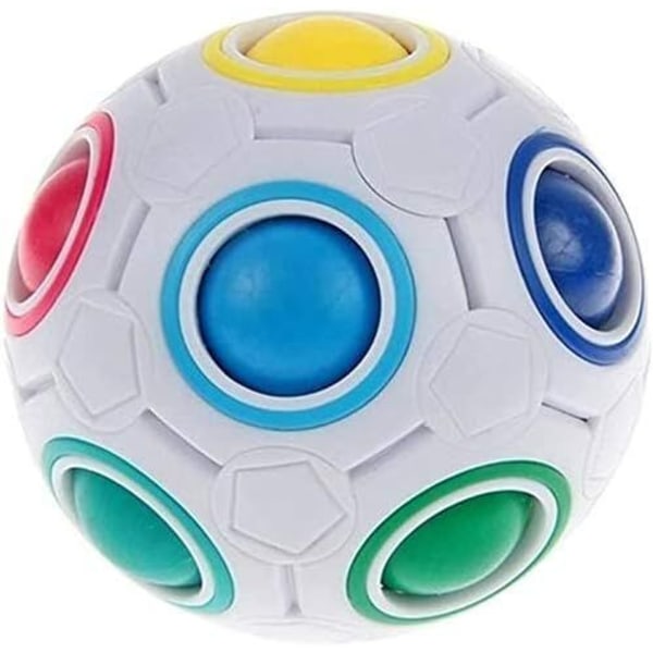 Rainbow Ball Fidget Ball Pussel Ball Magic Cube Toy Stress Reliever Game
