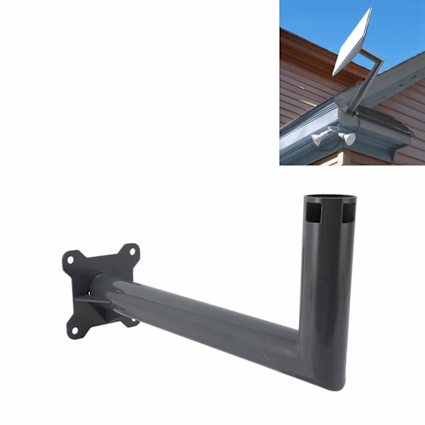 Monteringssats för Starlink Aluminiumlegering Kraftig Satellit Internet Antennstolpe Fäste för Tak Vägg Lång Typ