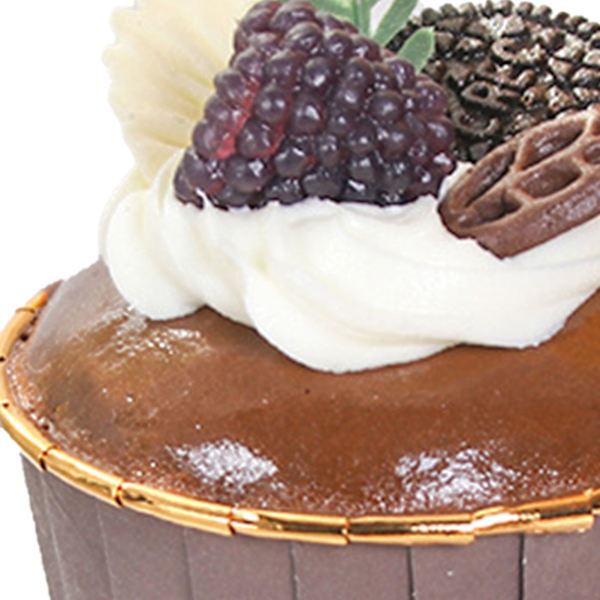 Teko-cupcake-rekvisiitta Kaunis Hedelmä Koristeellinen PU-malli Tekohedelmä Cupcake-näyttö Ravintolalle Leipomo Cranberry-tyyppi