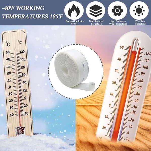 10M tryckslang Ø 1 1/4\" (32mm) platt textilslang med slangklämma pumpslang för dränkbara pumpar eller smutsvattenpumpar