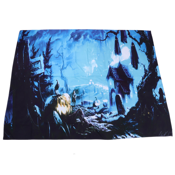 Halloween Background Cloth Tapestry Scary Moon Night Halloween Themed Photo Background230x180cm