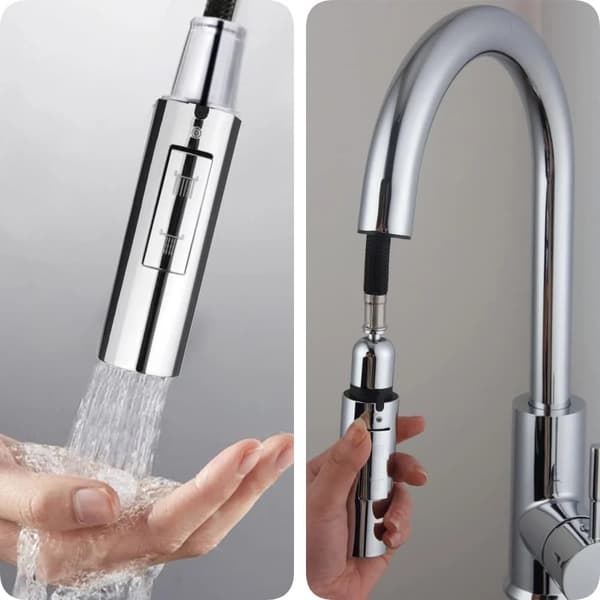 Universal G 1/2 Kitchen Faucet Spray Head - Spray Head - Replacement Part - Two Modes, Suitable for Faucets