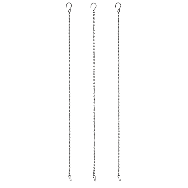 3 kpl Puutarha-istutuskoneen kukkaruukun korvaava rauta-ripustusketju Koukut Sarja