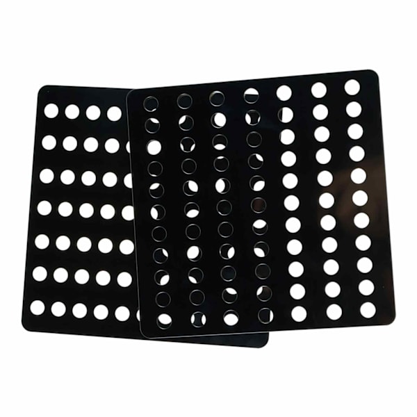 Teräksinen viemäriristikko 15 x 15 cm - 2 kpl pakkaus Ruostumattomat pyöreät viemäriristikot Ulko- ja sisätiloihin - Kestävä verkkomainen viemäriristikko sopii suihkujen viemäriristikoiksi