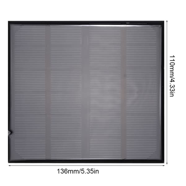 6V 2W Mini Portable Polycrystalline Solar Panel Smart Power for Battery Charger Outdoor