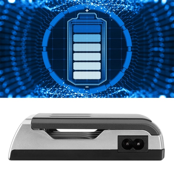 LCD-skjerm Smart Intelligent Batterilader for AA / AAA Oppladbare Batterier 110-240V AC50/60Hz