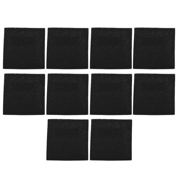 10 stk. aktive kulfiltre 13 cm x 13 cm til lodderøgsabsorber