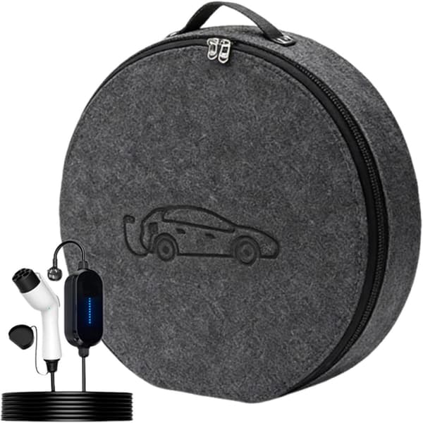 Felt Storage Bag for EV Charging Cable for Outdoor Use