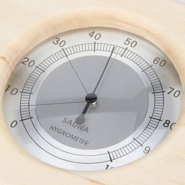 Bärbar 2-i-1 trätermohygrometertermometerhygrometer ångbasturumtillbehör
