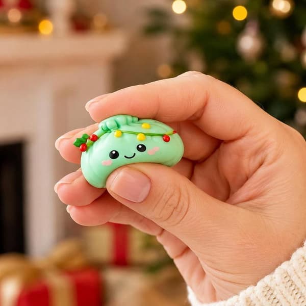 Adventskalender 2026, 24 dagars julnedräkning, 24 överraskande dumpling-squishies leksaker