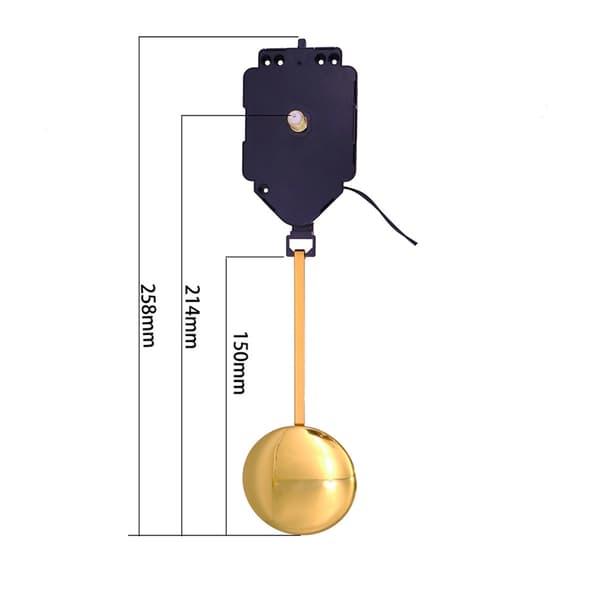 Quartz urværk DIY-sæt, udskiftning af lang aksel, reparationsdele inklusive visere