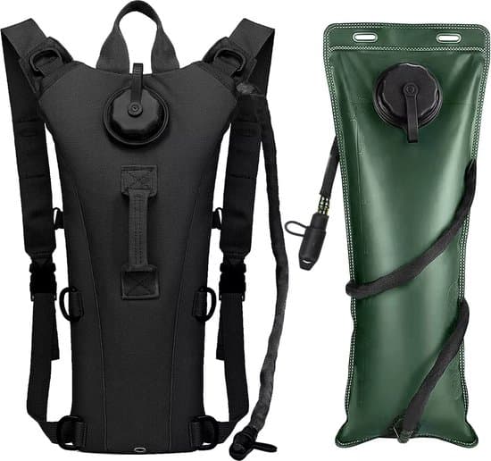 3L Hydration Backpack BPA-Free Water Bladder with Straw Lightweight Breathable Backpack