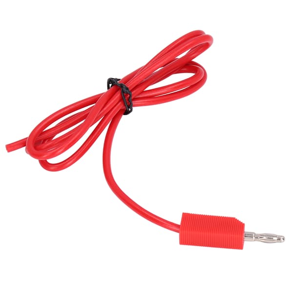 Banana Plug Test Lead Kit Universal Electrical Multimeter 30VAC‑60VDC 19A J.70010 4mm Red