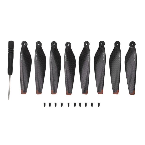 8 stk Drone-propeller i karbonfiber, lette droneblad, erstatning for Mini 3 Black