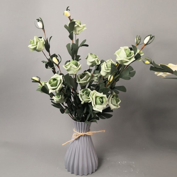 Torkad blomstervas för heminredning Plast Blomkorg Plant Krukkruka Hållare DIY Craft Present