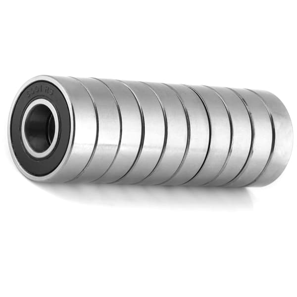 10 Pcs Durable Multifunctional Rubber Sealed Groove Ball Bearings 60012RS (12x28x8mm)
