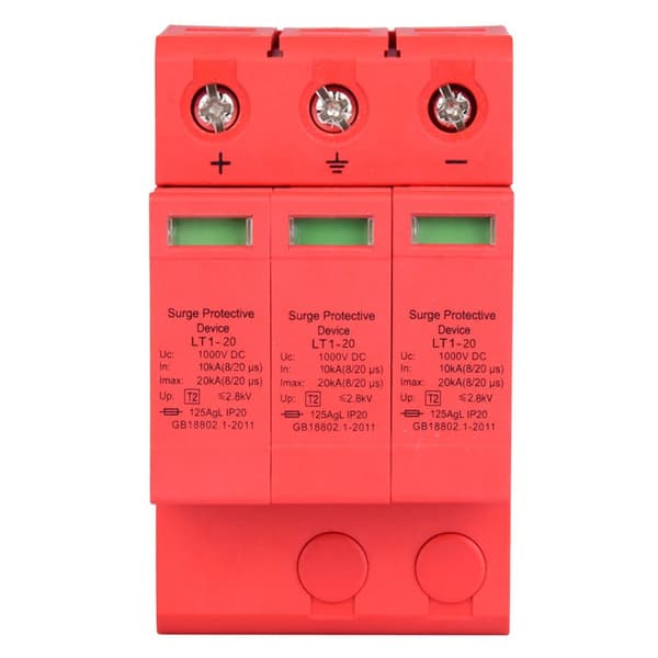 3P 3.0KV DC Surge Protector - Lightning Arrester (3P20KA)