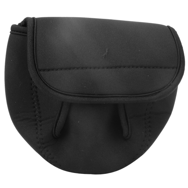 Bærbar Spinnestangsholder Beskyttende Blød Cover Elastisk Med Krog & Loop Fiskegrej Sort (M)