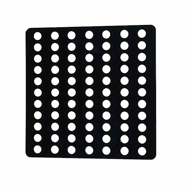 Teräksinen viemäriristikko 15 x 15 cm - 2 kpl pakkaus Ruostumattomat pyöreät viemäriristikot Ulko- ja sisätiloihin - Kestävä verkkomainen viemäriristikko sopii suihkujen viemäriristikoiksi
