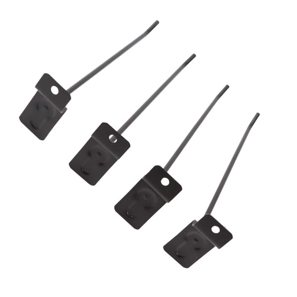Black Slatwall Hooks 30-Pack, Heavy Duty Display Hooks, Rust-Resistant, Easy Assembly for Retail and Garage Storage