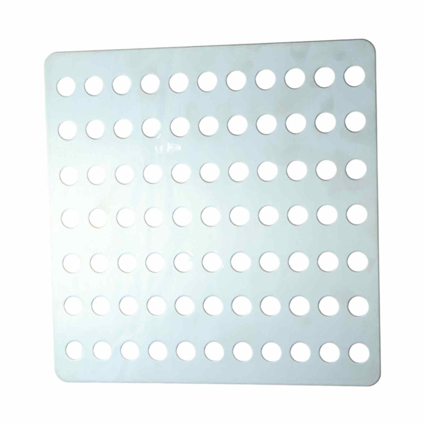 Teräksinen viemäriristikko 15 x 15 cm - 2 kpl pakkaus Ruostumattomat pyöreät viemäriristikot Ulko- ja sisätiloihin - Kestävä verkkomainen viemäriristikko sopii suihkujen viemäriristikoiksi