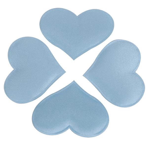 DIY Håndlagde Hjerteformede Bryllups Valentinsdekorasjon Jubileumsfestartikler (3,2 cm Lyseblå 500 stk Pose)
