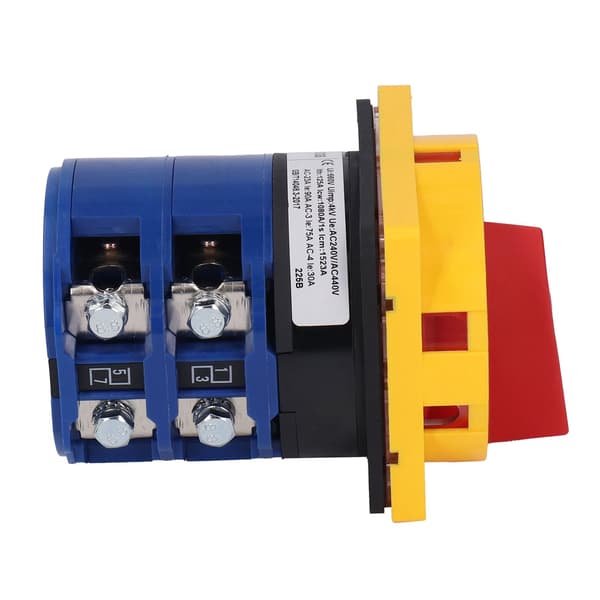 Universal Switch 2-Position Selector Lockable Rotary Cam Switch 125A AC240V 440V
