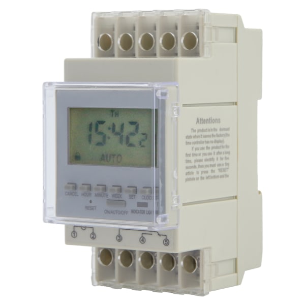 Tidrelæ Microcomputer Tidskontakt Solcellecontroller Spænding: 220v-240v 16A