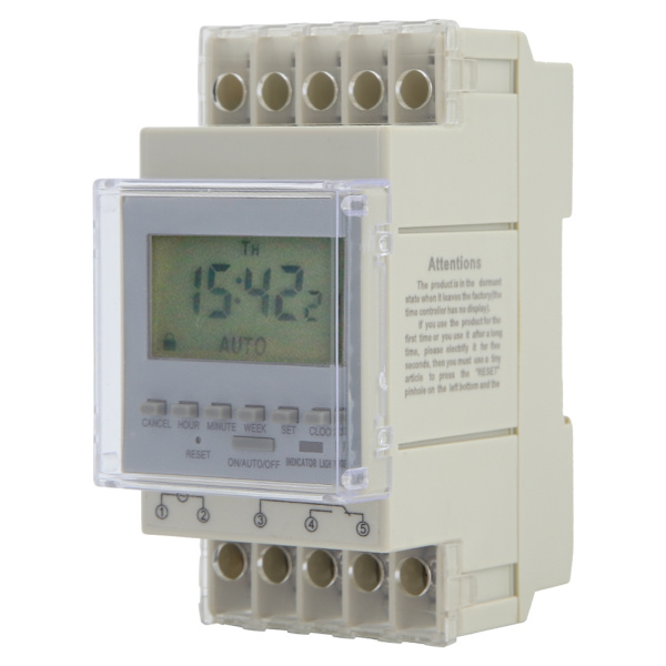 Tidsrelä Mikroprocessor Tidsswitch Solcellsregulator Spänning: 220v-240v 16A
