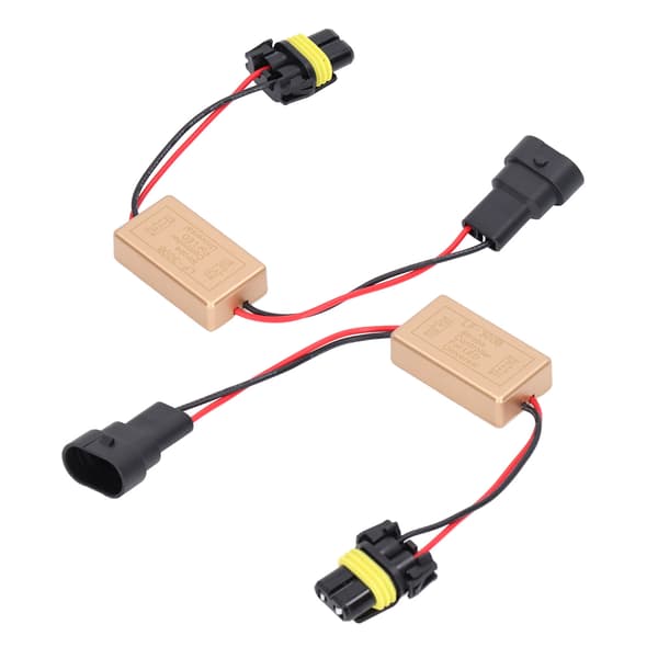 2PCS 50W LED Strobe Controller Kontinuerlig Strobe ABS Dimljus Strobe Modul Blixt Strobe Controller för LED-strålkastare