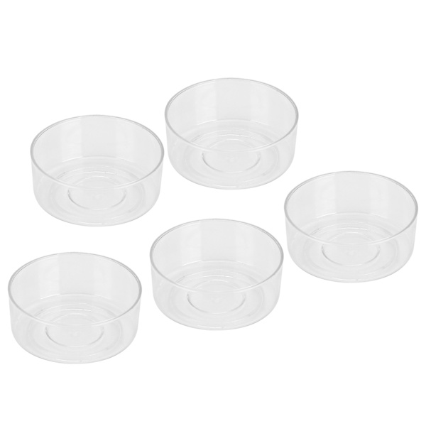 50 stk DIY Plastik Lysform Transparent Varmebestandig Lysfremstilling Tilbehør