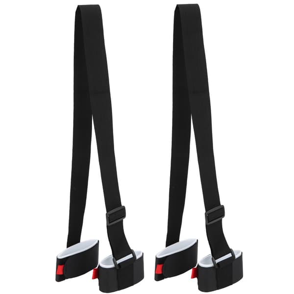 Adjustable Fixing Belt for Strength Training Snowboard and Double Skis (2 Pcs)