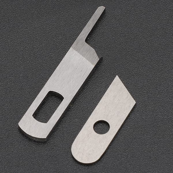 2 pcs Sewing Machine Upper Lower Blade Replacement Kit for Singer 14U, Household Multifunction Cutter Set