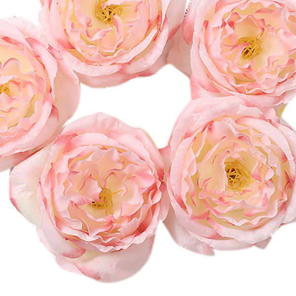 Konstgjorda blommor Ljusäkthet Silke Hållbar Vacker Simulerar Blomma för Sovrumsdekoration Rosa