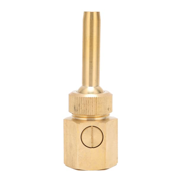 Fountain Nozzle with Internal Thread, Adjustable Brass Water Jet Head with Valve for Pond 3/4 25mm