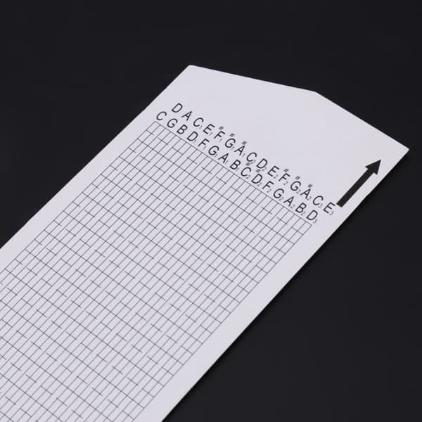 Blank Paper Strip for DIY Hand Crank Music Box - 10 Pcs/Set