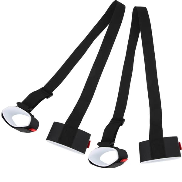 Adjustable Fixing Belt for Strength Training Snowboard and Double Skis (2 Pcs)