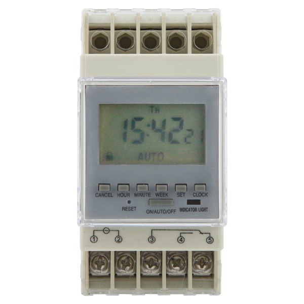 Tidrelæ Microcomputer Tidskontakt Solcellecontroller Spænding: 220v-240v 16A