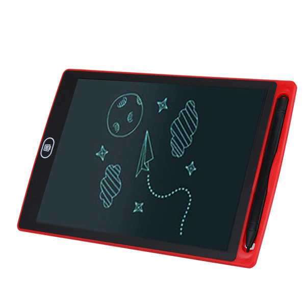 8,5 tommer LCD Skrivetablet Elektronisk Skrive- & Tegnetavle Doodle Pad (Rød)