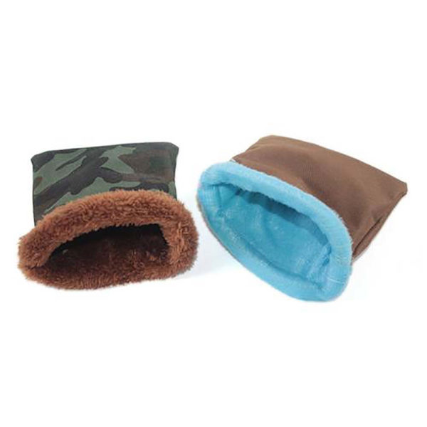 Varmt Plys Hamster Bed Hus Blød Marsvin Bed Roterede Nest Små Dyr Mus Sovepose