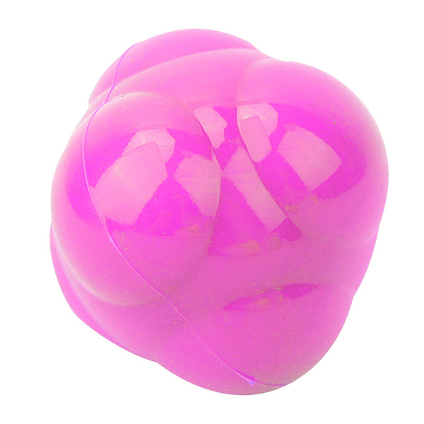 Silikon Hexagon Agility Reaktion Hastighetsboll Fitness Träningsleksaker för Nybörjare (Rosa)