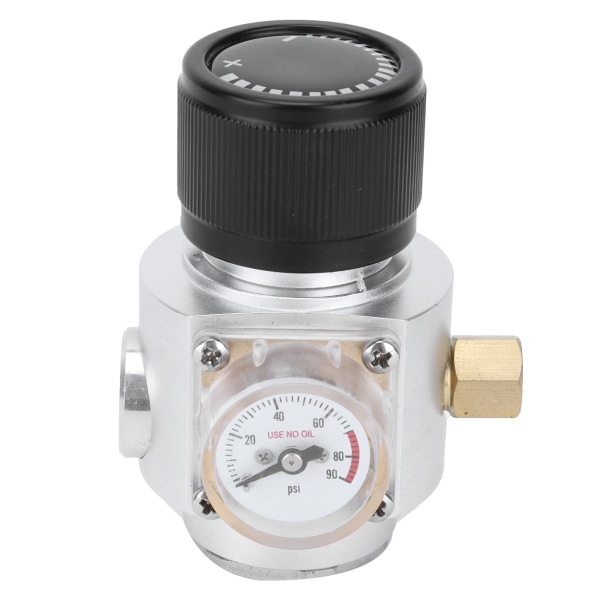 0-90PSI CO2 Regulator 3/8in Stainless Steel Soda Water Pressure Reducing Valve for Homebrew