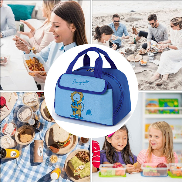 Madpakke Lunchtaske Rejs Taske Picnic Tasker Isoleret Holdbar Indkøbstaske Genanvendelig Vandafvisende Tasker Til Mænd Kvinder