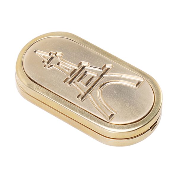 Metal EDC Fidget Slider Håndtryk PPB Magnetisk Ring Mønt Slider Stressaflastende Fingertip Legetøjstårn