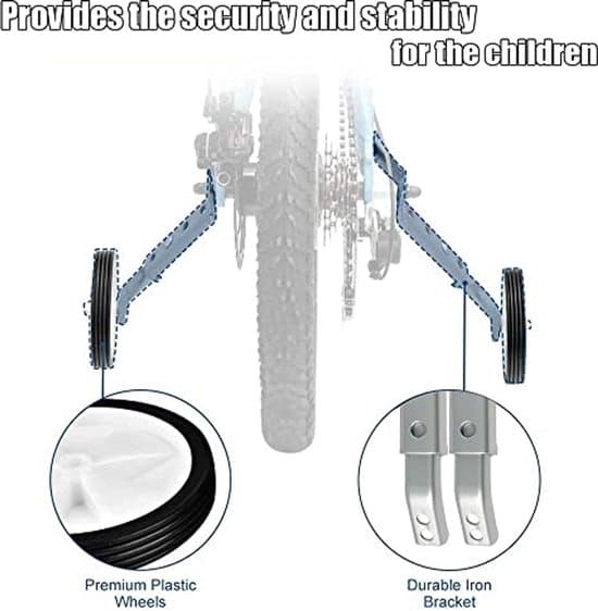 Stödhjul för barn och vuxna - stödhjul för cyklar