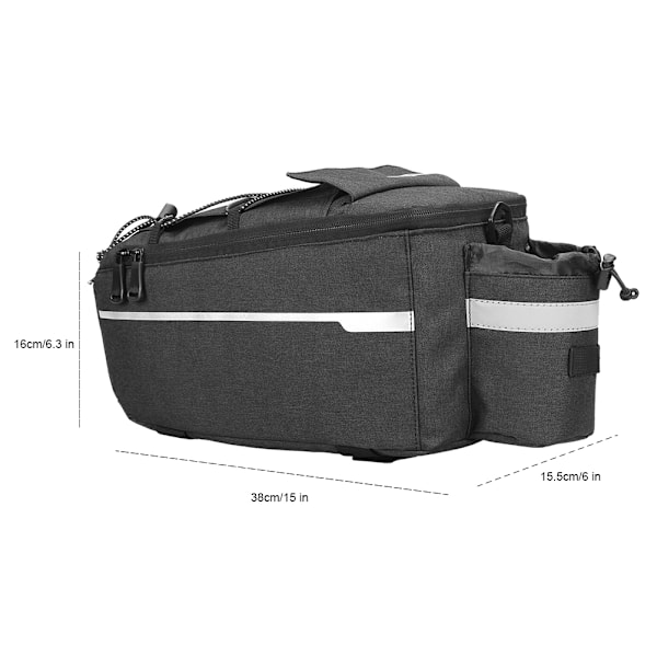 Multifunktionel Cykelbagagepose MTB Isoleret Pose Sadelpose Skulderpose
